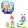 Mattel FXM89 Enchantimals® Petal Park Куклы Друзья-букашки, Саксон Улитка и Дара Стрекоза
