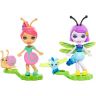 Mattel FXM89 Enchantimals® Petal Park Куклы Друзья-букашки, Саксон Улитка и Дара Стрекоза