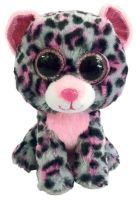 AB toys M0013 Мягкая игрушка Леопард серый, 15 см