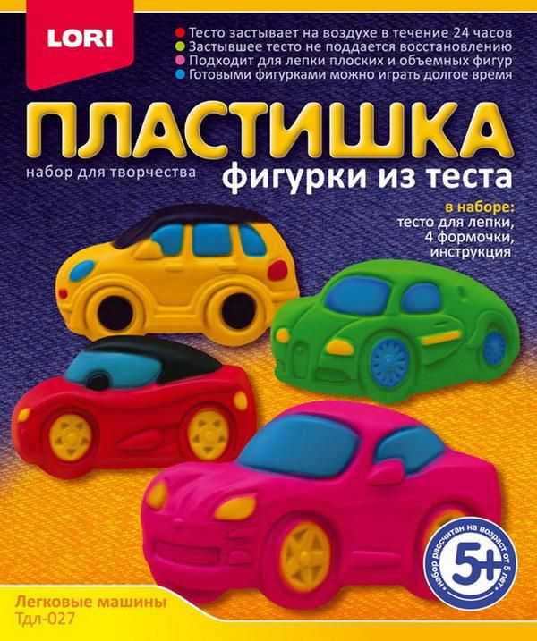 LORI Тдл-027 Пластишка Набор для творчества Фигурки из теста Легковые машины