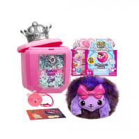 Moose 75470 Pikmi Pops Набор-сюрприз с 1 героем «Cheeki Puff» Medium, розовый с короной Bottom Bark