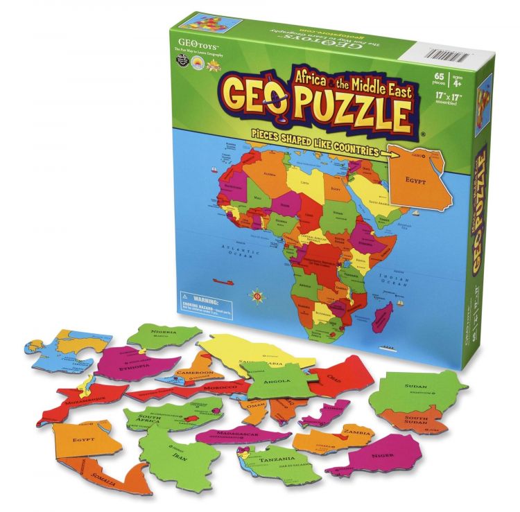 Пазлы GEOpuzzle Africa & the Middle East