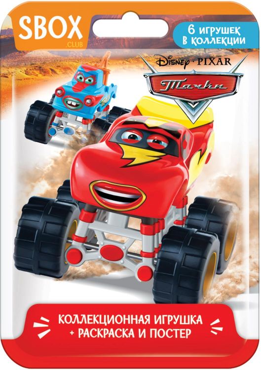 SBOX УТ38416 Фигурка SBOX коллекционная в блистере Тачки 6 видов SBOX УТ38416 Фигурка SBOX коллекционная в блистере Тачки 6 видов