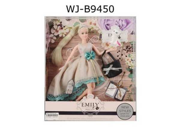 JUNFA QJ079B Кукла "Эмили. Цветочная серия" с аксессуарами, 30см