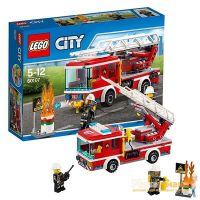 Lego City 60107 Конструктор Лего Город Пожарный автомобиль с лестницей, 214 деталей