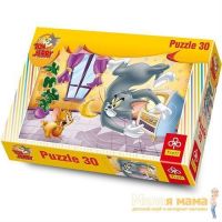 Trefl 18150 Пазл Том и Джери Фруктовая битва, 30 деталей