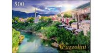 Puzzolini 7673 Пазл Босния и Герцеговина Город Мостар, 500 элементов