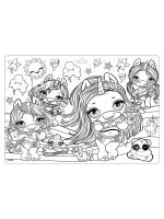 Poopsie Surprise Unicorn PX0001-1 Набор для творчества Единорог Пупси Коврик-раскраска "Sunny day" 48*33,5 см