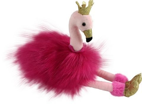 AB toys M093 Мягкая игрушка Фламинго розовый, 15 см