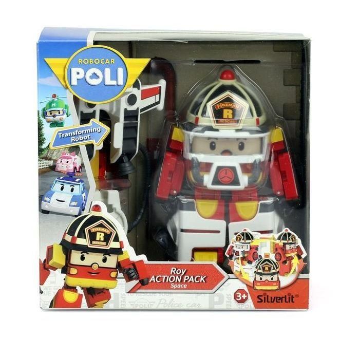 Robocar POLI 83313 Рой-трансформер, 10 см + костюм астронавта