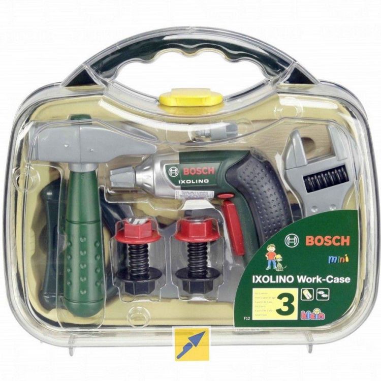 Klein 8466 Набор инструментов в прозрачном кейсе с дрелью BOSCH