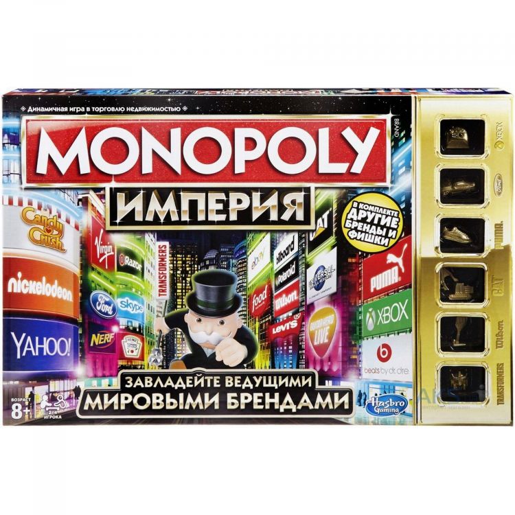 Hasbro B5095 Настольная игра Монополия Империя обновленная версия 