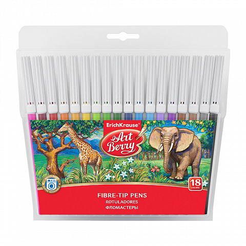 ErichKrause 47881 ArtBerry Набор фломастеров Easy Washable, 18 цветов