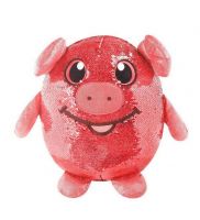 Beverly Hills Teddy Bear Co. SMZ01018 Shimmeez (Шиммиз) мягконабивная  фигурка свинки в пайетках, 35 см