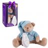 Drema BabyDou 102D Мишка голубой для засыпания малыша, с белым и розовым шумом