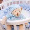Drema BabyDou 102D Мишка голубой для засыпания малыша, с белым и розовым шумом