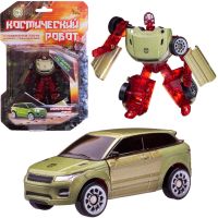 ABtoys (АБтойс) C-00179/зелено-красный Робот-машина ABtoys Космический робот зелено-красный