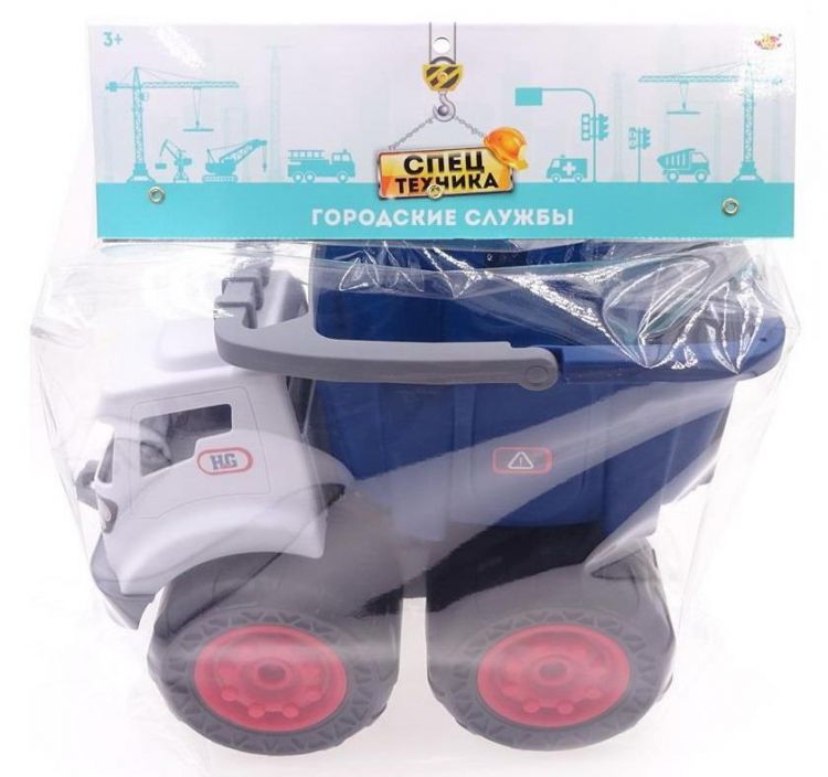 ABtoys (АБтойс) C-00404 Машинка ABtoys Спецтехника Городские службы Самосвал со съемным кузовом, сине-белый, 28,4х18,1х20,1см ABtoys (АБтойс) C-00404 Машинка ABtoys Спецтехника Городские службы Самосвал со съемным кузовом, сине-белый, 28,4х18,1х20,1см