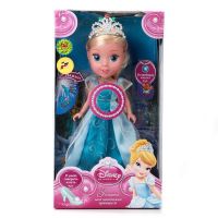 Карапуз CIND003 Кукла "Disney" Золушка 25 см, озвученная, светится амулет