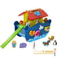 Toys Lab 71019 Деревянный сортер «Ноев ковчег»