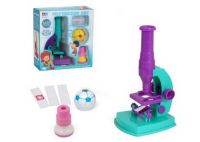 Junfa Toys 3101A Микроскоп с аксессуарами, 6 предметов