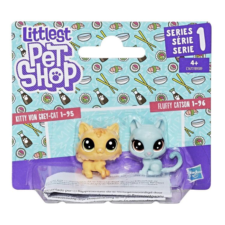 Hasbro C1677 LPS S1 Пара мини-петшопов Кошечки