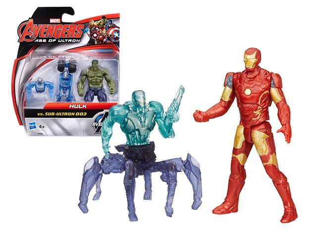 Hasbro B0423 Avengers Набор из двух мини-фигурок Мстителей, 6 см