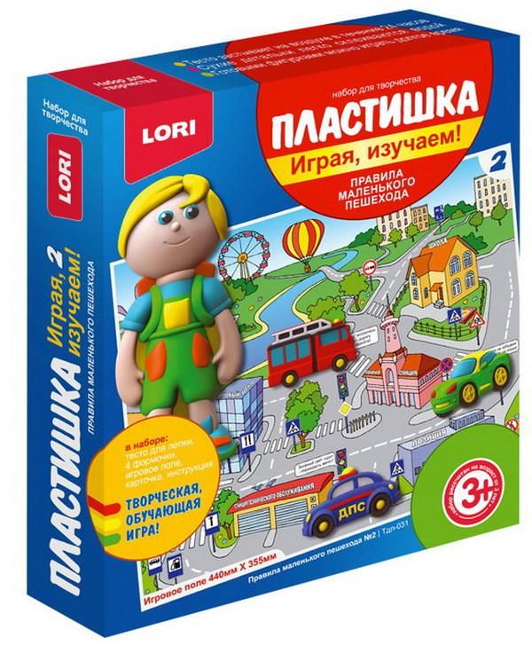 LORI Тдл-031 Пластишка Набор для творчества Играя, изучаем! Правила маленького пешехода №2
