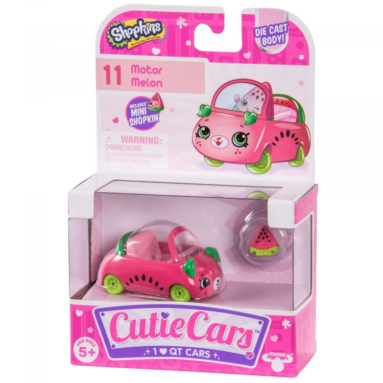 Moose 56578 Машинка Cutie Car S1 с фигуркой Шопкинс Motor Melon