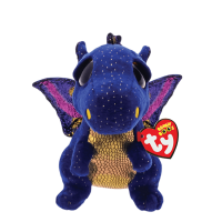 TY 36879 Beanie Boo's Мягкая игрушка Дракон Saffire, 15 см