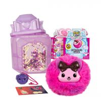 Moose 75470 Pikmi Pops Набор-сюрприз с 1 героем «Cheeki Puff» Medium, сиреневый с бантиком Wild Funk