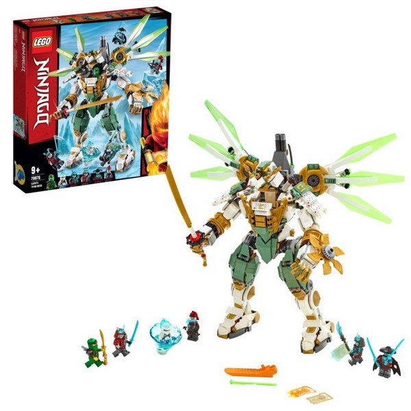 Lego Ninjago 70676 Конструктор Лего Ниндзяго Механический Титан Ллойда, 876 деталей