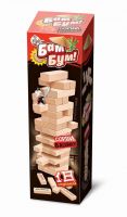 Игра настольная БАМ-БУМ Падающая башня с фантами