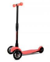 Buggy Boom Alfa 003-0181 Самокат детский трехколесный АЛЬФА с регулируемой складной ручкой (красный флюр 81)