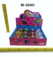 JUNFA 9710-4/1 Мячик 5,5 см., световые эффекты, в дисплее 12 шт