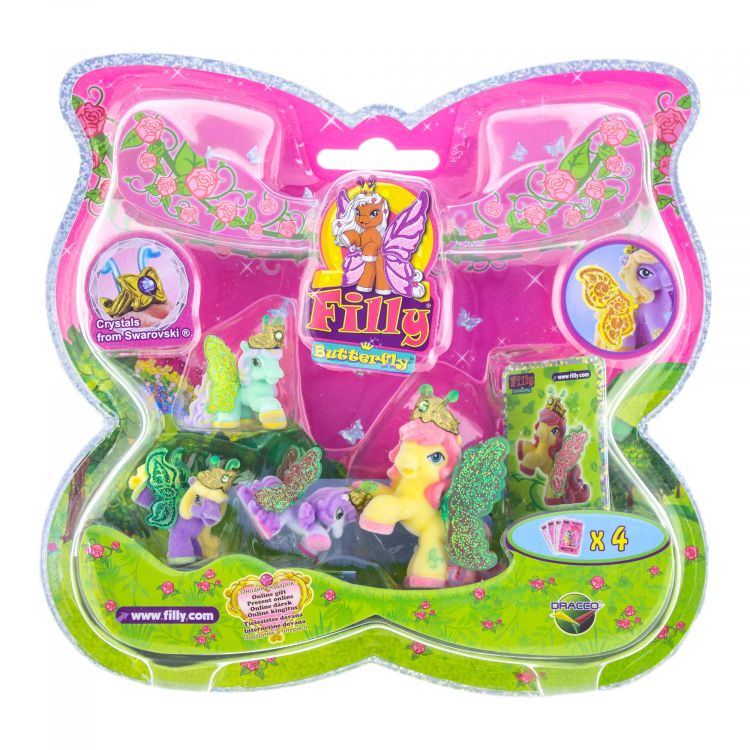 Набор игровой Filly Лошадки-бабочки с блестящими крыльями Emma