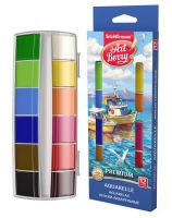 ArtBerry 41735EK Краски акварельные ArtBerry Премиум 12 цветов с УФ защитой яркости
