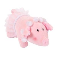 AB toys 19857 Мягкая игрушка Свинка с бусами, в юбке-пачке, 15 см
