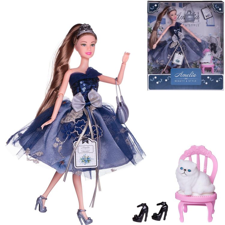 ABtoys (АБтойс) PT-01625 Кукла ABtoys "Amelia. Вечерний раут" с диадемой в платье с двухслойной юбкой, русые волосы 30см ABtoys (АБтойс) PT-01625 Кукла ABtoys "Amelia. Вечерний раут" с диадемой в платье с двухслойной юбкой, русые волосы 30см
