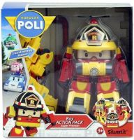 Robocar POLI 83314 Рой-трансформер, 10 см + костюм пожарного