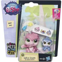 Hasbro B4764 LPS Зверюшки мама и малыш, обезьянки