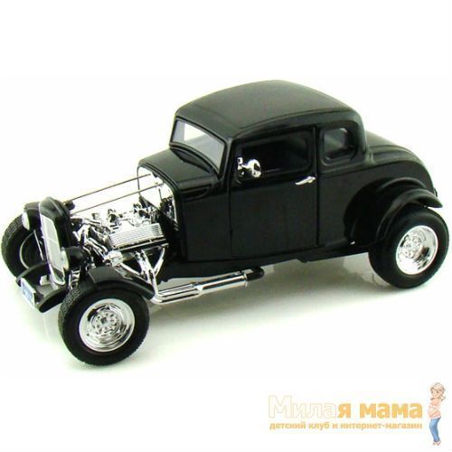 Motormax 73172 Коллекционная модель машины 1932 Ford Hot Rod, 1:18, черная
