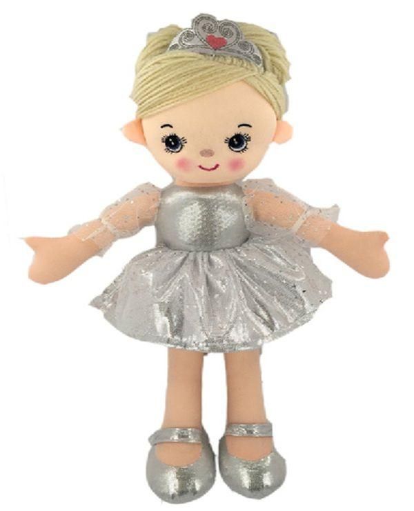 Sandeer Toys M6002 Кукла мягконабиваная, балерина, 30 см