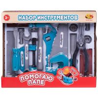 ABtoys (АБтойс) PT-01541/1 Игровой набор ABtoys Помогаю Папе Инструменты с молотком, в коробке