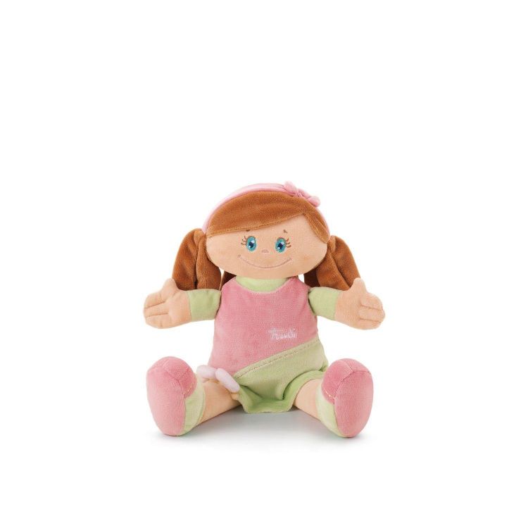 Trudi 64430 Мягкая кукла в цветочном платье, 30 см