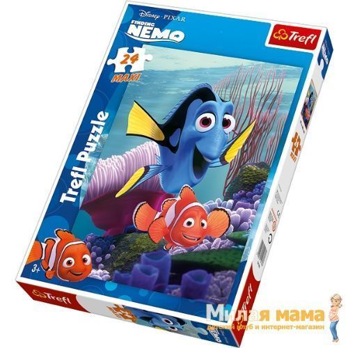 Trefl 14162 Пазл Макси - Немо и друзья, 24 детали