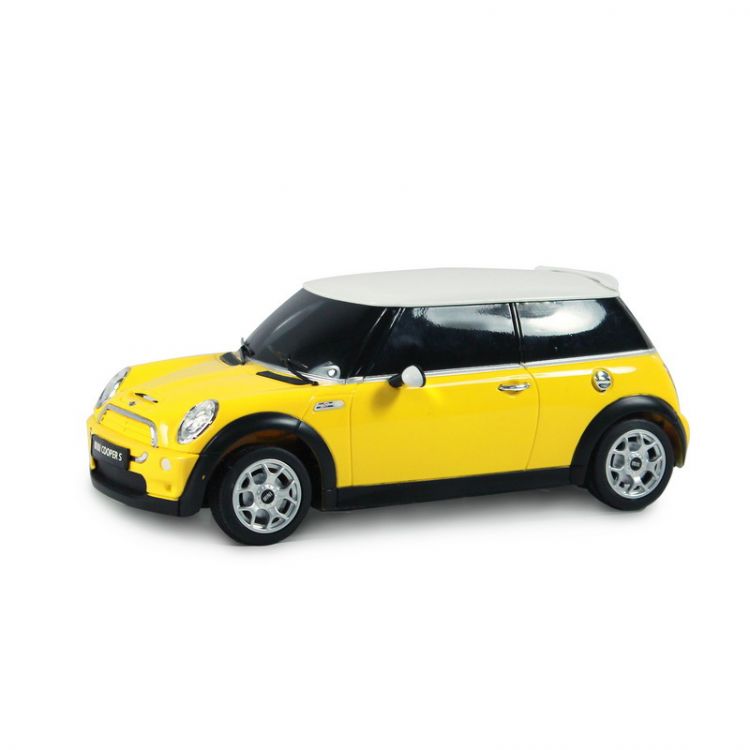 RASTAR 20900Yпц Машинка на радиоуправлении RASTAR Minicooper S, цвет жёлтый 27MHZ, 1:18
