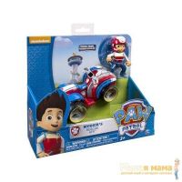 Paw Patrol 16601 Щенячий патруль Машинка спасателя и щенок, Райдер