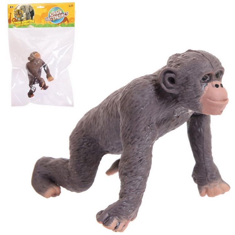 ABtoys (АБтойс) PT-01704 Фигурка Abtoys Юный натуралист Дикие животные и птицы Обезьяна, термопластичная резина