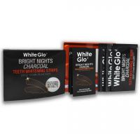 White Glo W8212-НТМ Полоски отбеливающие White Glo Bright Nights Charcoal № 5